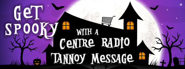 Banner for the Halloween 2014 Centre Radio newsletter